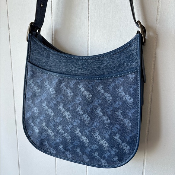 Coach Emery Crossbody with Horse and Carriage Print - Blue - Picture 1 of 12